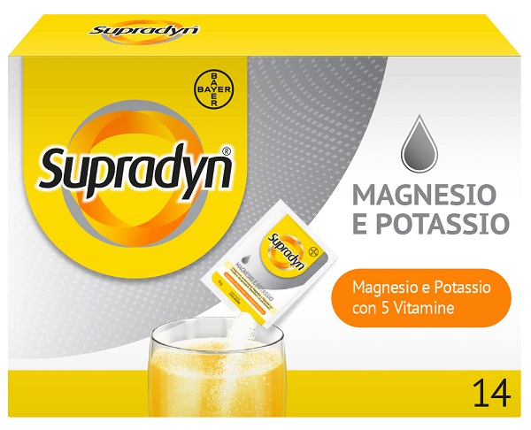 SUPRADYN MAGNESIO POTASSIO SENZA ZUCCHERO 14 BUSTINE 4 G - fitfarma.it