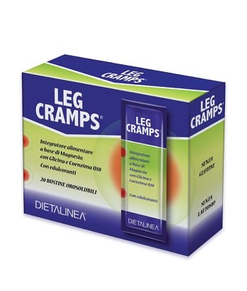 LEG CRAMPS 20 BUSTINE OROSULUBILI DIETALINEA 25 G - fitfarma.it