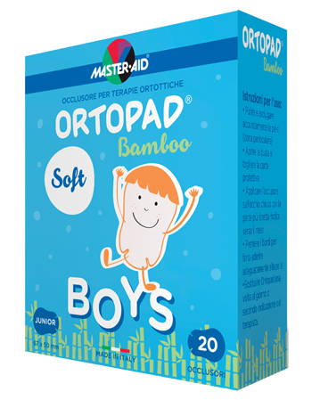 CEROTTO OCULARE PER ORTOTTICA ORTOPAD SOFT BOYS JUNIOR 20 PEZZI - fitfarma.it