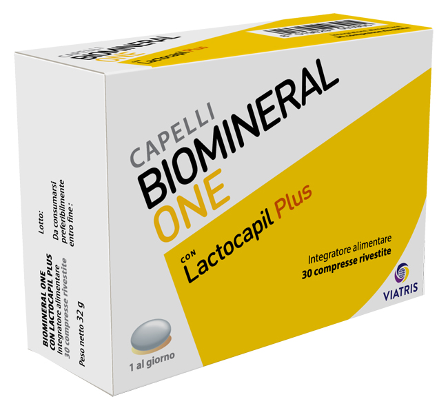 BIOMINERAL ONE LACTOCAPIL PLUS 30 COMPRESSE - fitfarma.it