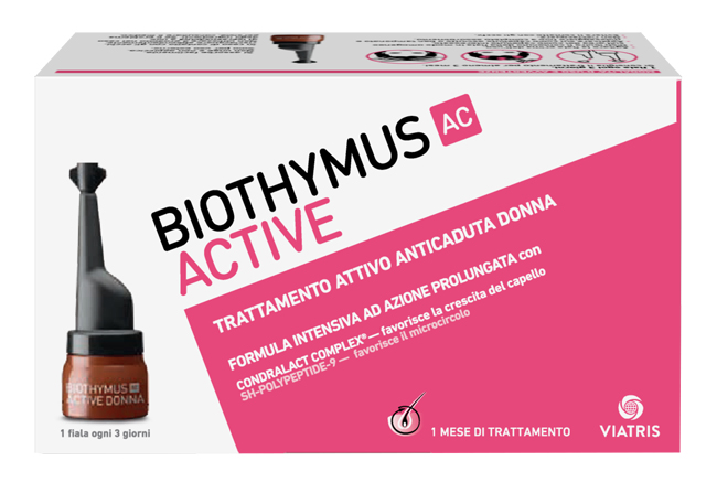BIOTHYMUS AC ACTIVE TRATTAMENTO ATTIVO ANTICADUTA DONNA 10 FIALE - fitfarma.it