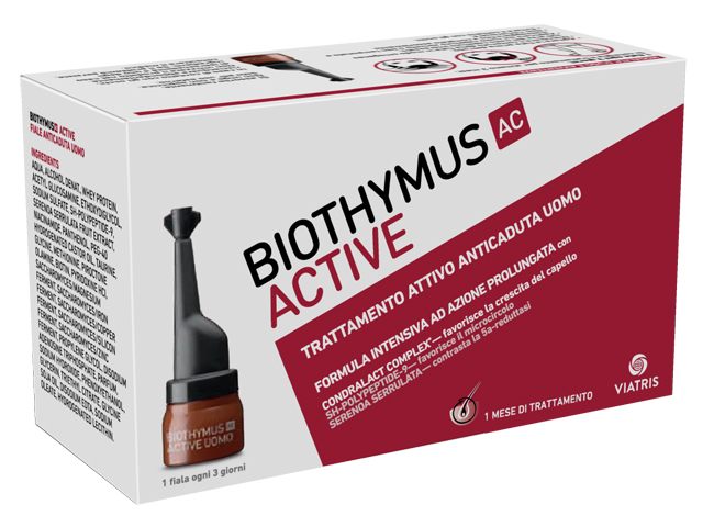 BIOTHYMUS AC ACTIVE TRATTAMENTO ATTIVO ANTICADUTA UOMO 10 FIALE 3,5 ML - fitfarma.it