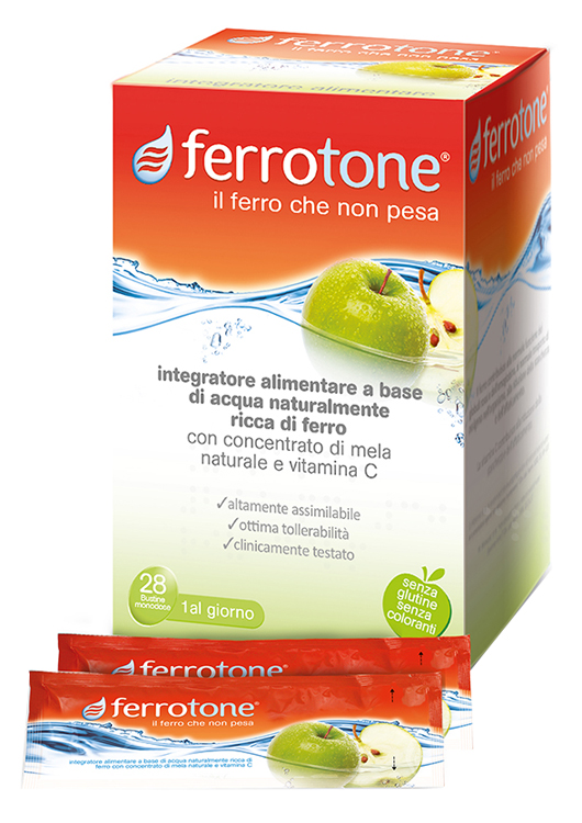 FERROTONE APPLE 28 SACCHETTI 25 ML - fitfarma.it