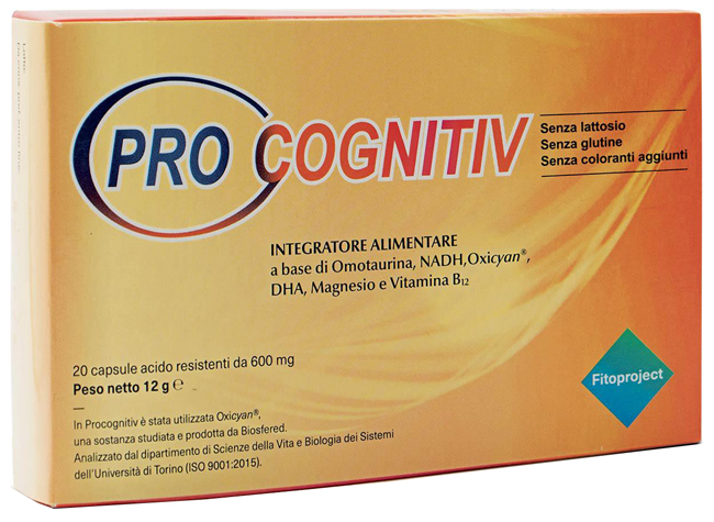 PROCOGNITIV 20 CAPSULE 12 G - fitfarma.it