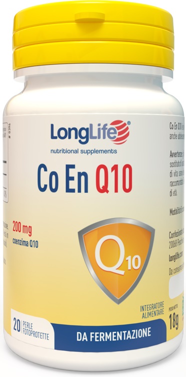 LONGLIFE COENQ10 200MG 20 PERLE - fitfarma.it