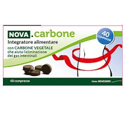 NOVA CARBONE VEGETALE 40 COMPRESSE - fitfarma.it