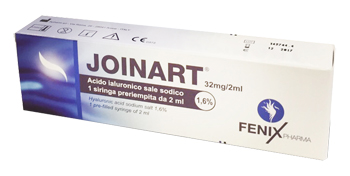 SIRINGA INTRA-ARTICOLARE JOINART ACIDO IALURONICO 1,6% 2 ML 3 PEZZI - fitfarma.it