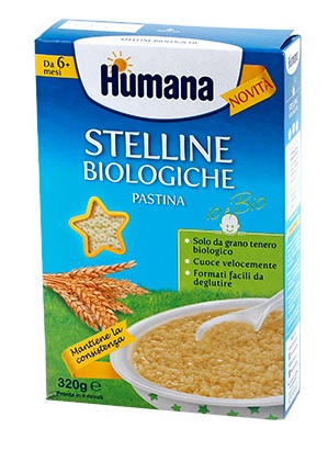 HUMANA STELLINE PASTINA BIOLOGICA 320 G - fitfarma.it