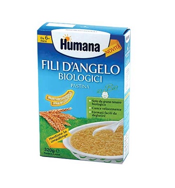 HUMANA FILI D'ANGELO PASTINA BIOLOGICA 320 G - fitfarma.it