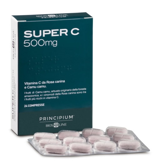 PRINCIPIUM SUPER C 500 24 COMPRESSE 24,2 G - fitfarma.it