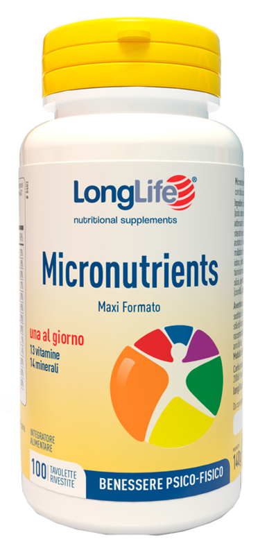 LONGLIFE MICRONUTRIENTS 100 TAVOLETTE - fitfarma.it