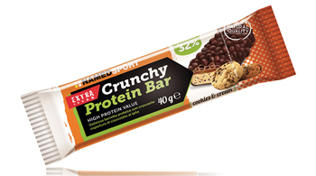 CRUNCHY PROTEINBAR COOKIES & CREAM 1 PEZZO 40 G - fitfarma.it