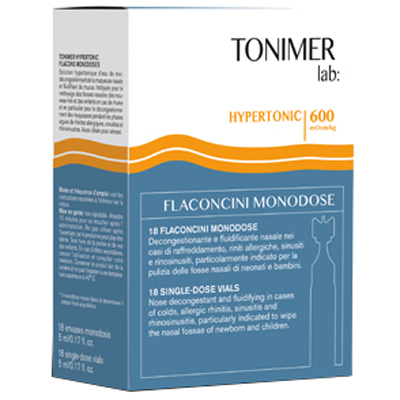 TONIMER LAB HYPERTONIC 18 FLACONCINI MONODOSE - fitfarma.it