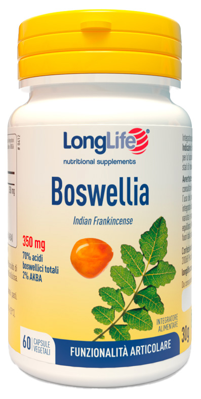 LONGLIFE BOSWELLIA 60 CAPSULE VEGETALI - fitfarma.it