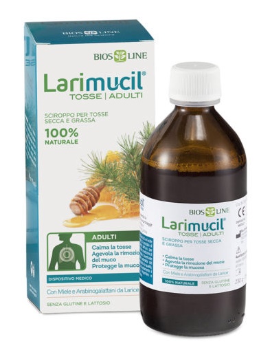 LARIMUCIL TOSSE TOSSE ADULTI SCIROPPO CE 0476V 230 G 175 ML - fitfarma.it
