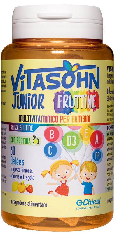 VITASOHN JUNIOR FRUTTINE 60 CARAMELLE - fitfarma.it