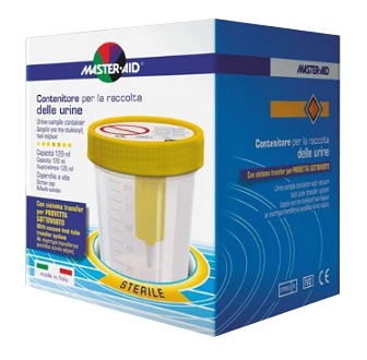 CONTENITORE RACCOLTA URINA SOTTOVUOTO MASTER-AID 120 ML - fitfarma.it