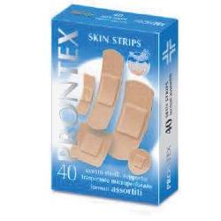 CEROTTO PRONTEX SKIN STRIPS 6 FORMATI ASSORTITI ASTUCCIO 40 PEZZI - fitfarma.it