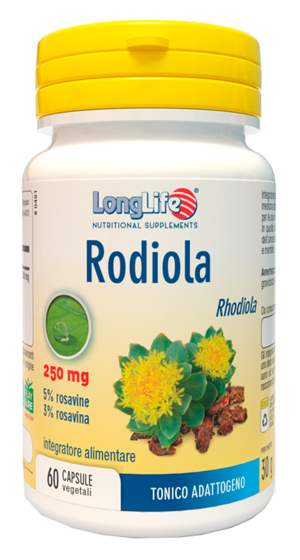 LONGLIFE RODIOLA 60 CAPSULE VEGETALI - fitfarma.it