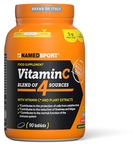 VITAMIN C 4 NATURAL BLEND 90 COMPRESSE - fitfarma.it