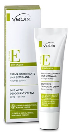 VEBIX PHYTAMIN CREMA DEODORANTE 1 SETTIMANA 25 ML - fitfarma.it