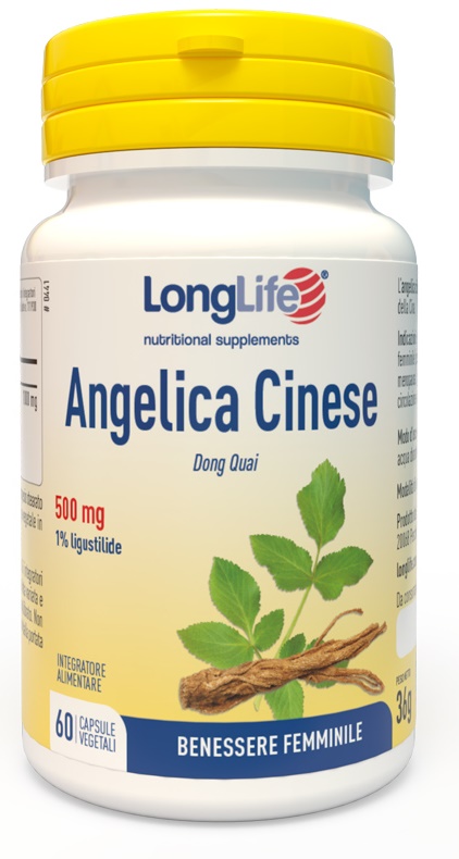 LONGLIFE ANGELICA CINESE 60 CAPSULE VEGETALI - fitfarma.it