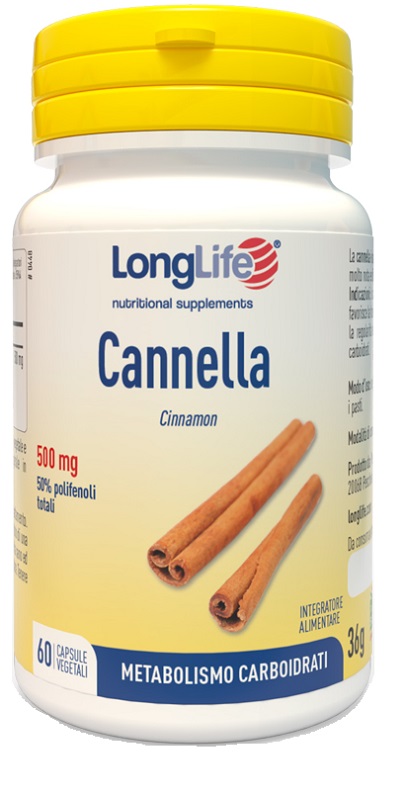 LONGLIFE CANNELLA 60 CAPSULE - fitfarma.it