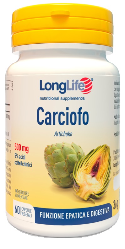 LONGLIFE CARCIOFO 60 CAPSULE VEGETALI - fitfarma.it