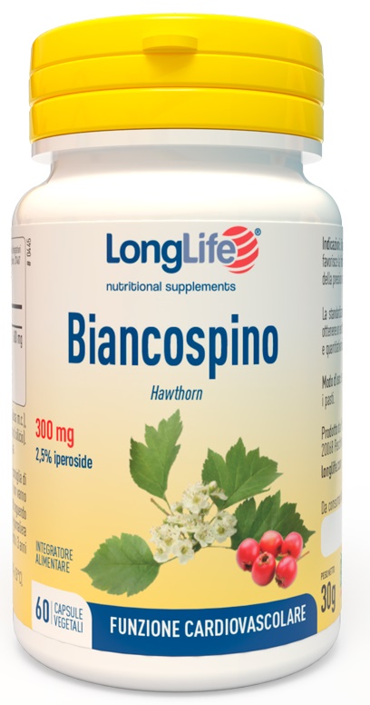LONGLIFE BIANCOSPINO 60 CAPSULE VEGETALI - fitfarma.it