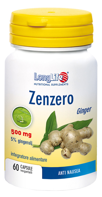 LONGLIFE ZENZERO 60 CAPSULE VEGETALI - fitfarma.it