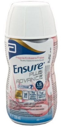 ENSURE PLUS ADVANCE FRAGOLA 4 BOTTIGLIE DA 220 ML - fitfarma.it