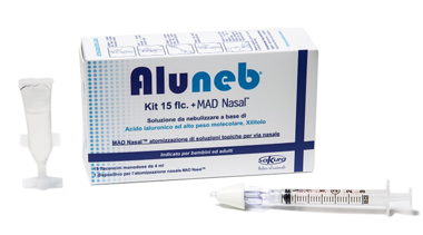 ALUNEB KIT SOLUZIONE ISOTONICA 15 FLACONCINI DA 4 ML + MAD NASAL ATOMIZZATORE - fitfarma.it