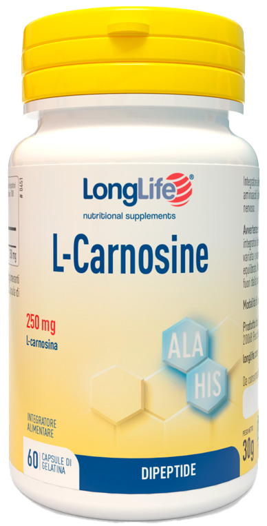 LONGLIFE L-CARNOSINE 60 CAPSULE - fitfarma.it
