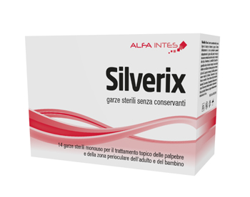 GARZA PERIOCULARE SILVERIX 14 PEZZI - fitfarma.it