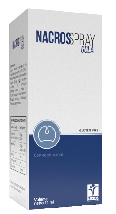 NACROS SPRAY GOLA 14 ML - fitfarma.it