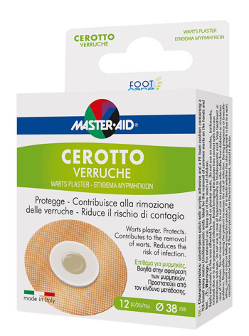 CEROTTO VERRUCHE MASTER-AID FOOT CARE 12 PEZZI - fitfarma.it