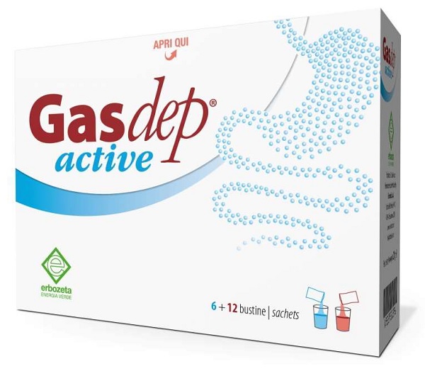 GASDEP ACTIVE 6+12 BUSTINE - fitfarma.it