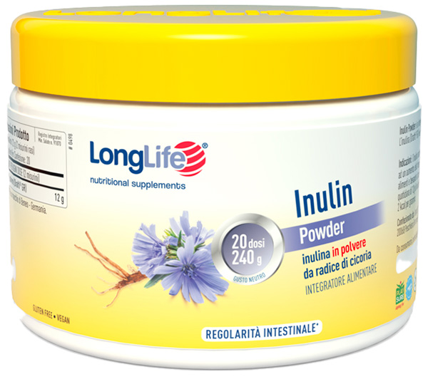 LONGLIFE INULINA POWDER 240 G - fitfarma.it