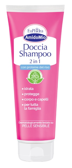 EUPHIDRA AMIDOMIO DOCCIA SHAMPOO 2 IN 1 250 ML - fitfarma.it