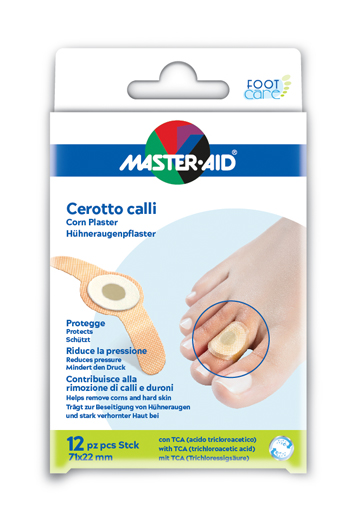 MASTER-AID CEROTTO CALLIFUGO FOOT CARE 71X22 MM 12 PEZZI - fitfarma.it