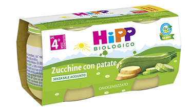 HIPP BIO HIPP BIO OMOGENEIZZATO ZUCCHINE CON PATATE 2X80 G - fitfarma.it