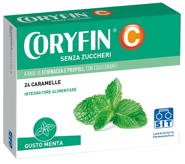 CORYFIN C SENZA ZUCCHERO MENTOLO 48 G - fitfarma.it
