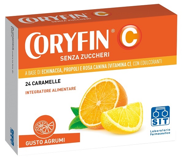 CORYFIN C SENZA ZUCCHERO AGRUMI 48 G - fitfarma.it