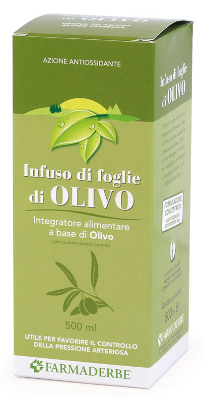OLIVO INFUSO FOGLIE 500 ML - fitfarma.it
