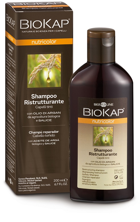 BIOKAP NUTRICOLOR SHAMPOO RISTRUTTURANTE 200 ML - fitfarma.it