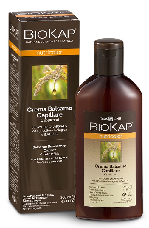 BIOKAP NUTRICOLOR CREMA BALSAMO CAPILLARE 200 ML - fitfarma.it