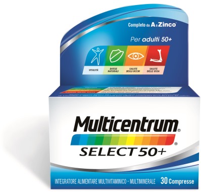MULTICENTRUM SELECT 50+ 30 COMPRESSE - fitfarma.it