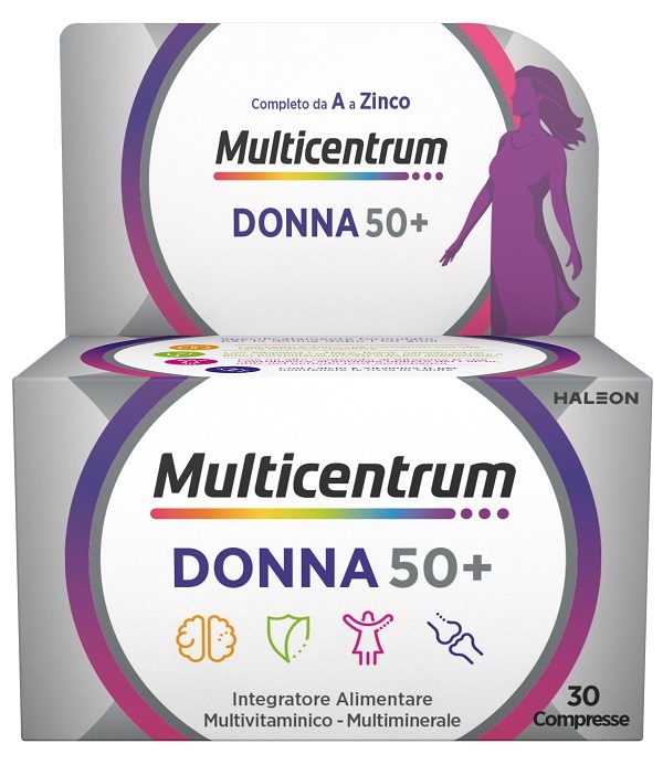 MULTICENTRUM DONNA 50+ 30 COMPRESSE - fitfarma.it