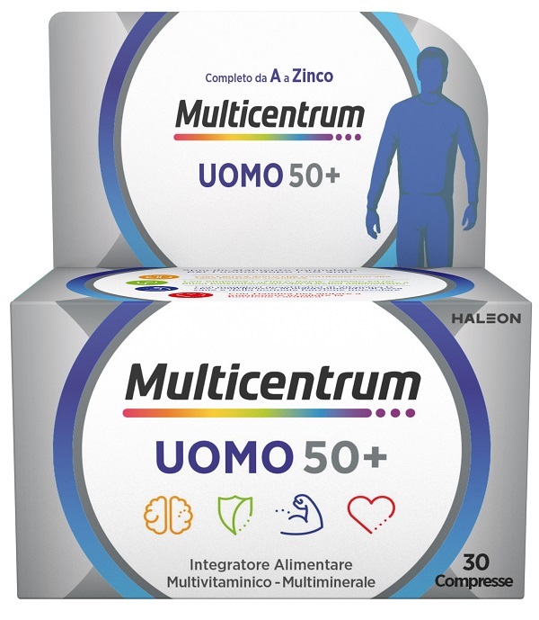 MULTICENTRUM UOMO 50+ 30 COMPRESSE - fitfarma.it