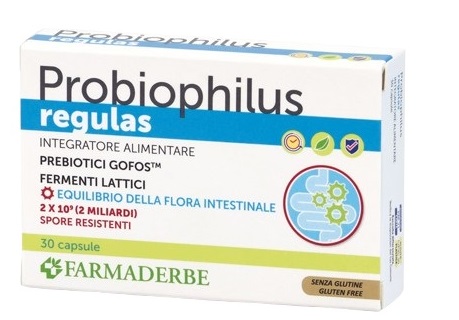 PROBIOPHILUS REGULAS 30 CAPSULE 15 G - fitfarma.it